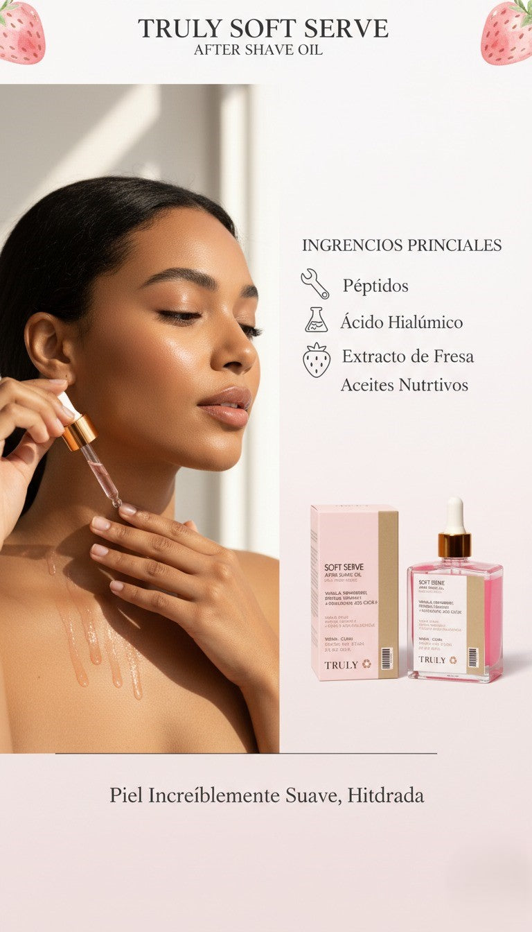 Soft serve after shave.